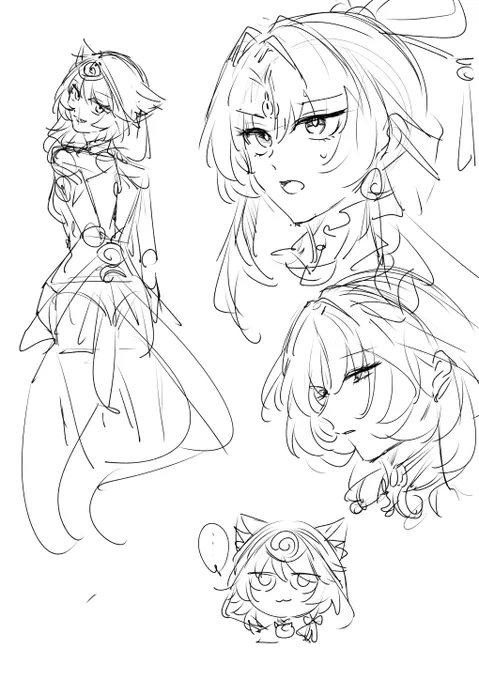 年末年始絵を描いてなかったので手をリハビリ 