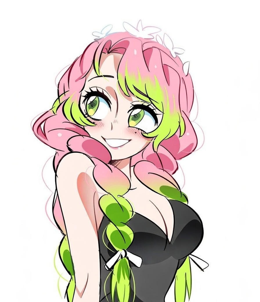 Though she hadn’t been around others in some time, the shift was unmistakable—her pace softer, her attire speaking of change. In a rare moment untouched by chaos, with no demons to kill, love is overflowing. Quiet. Present. Fully in session.