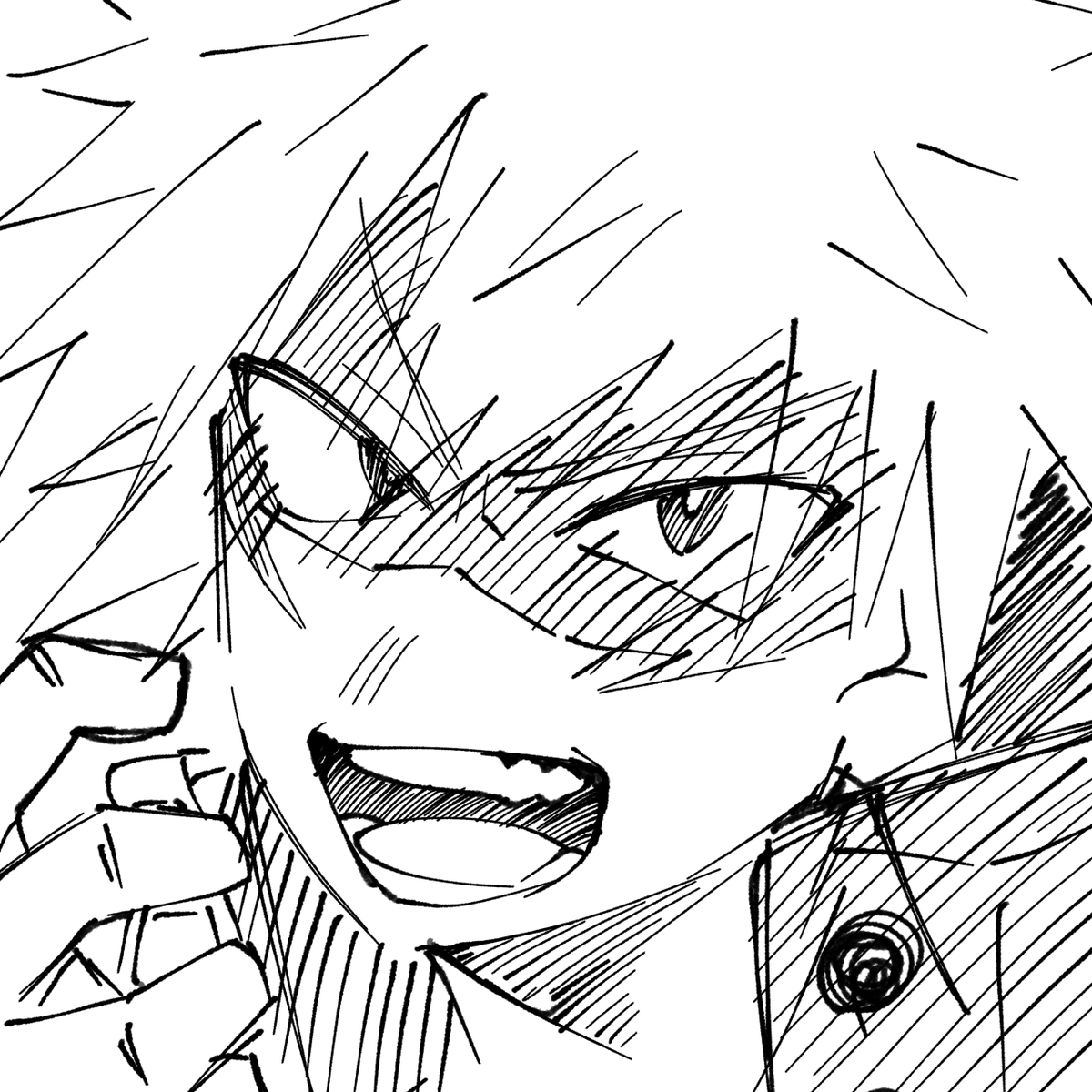 かっちゃん💥#イラスト #hrak