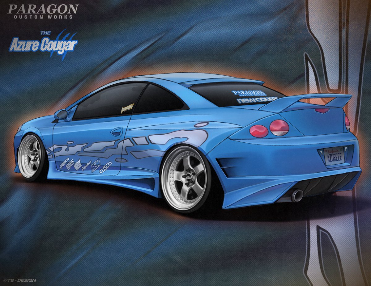 tbartworks_'s tweet photo. The Azure Cougar | Paragon Custom Works Mercury Cougar

#MercuryCougar #Spocom #carart #carillustration https://t.co/8dikmrWUdk