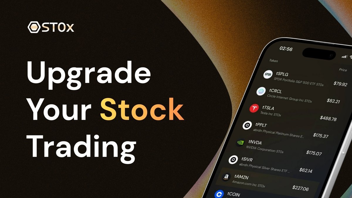 Stocks, but make them on-chain.

The upgrade is St0x.
