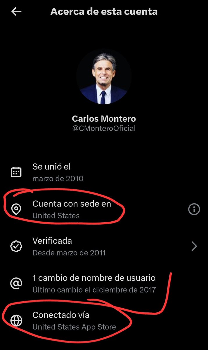 <a href="/CMonteroOficial/">Carlos Montero</a> "Fuera Estados Unidos" 
Escrito desde Estados Unidos.