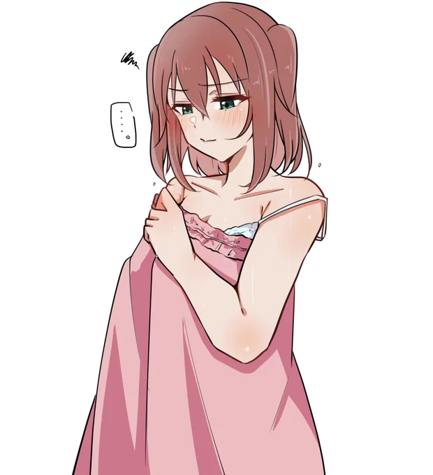 水泳の後のお着替えびぃ
