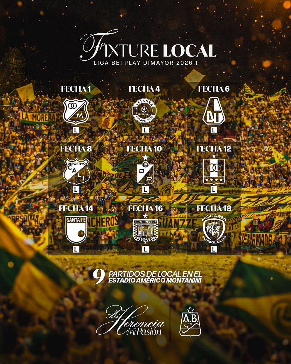 🔛Un nuevo semestre para creer, y acompañar al Leopardo como lo heredó papá. ¡Volvemos a nuestra casa!🏟️

🎟️Abónate y alentemos juntos en el Montanini: quickticket.com.co/event/337fd233…

#MiHerenciaMiPasión🫀