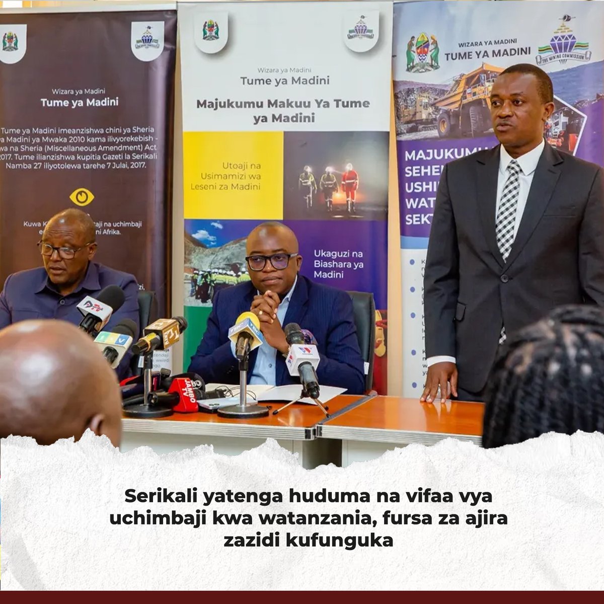 Serikali ya Jamhuri ya Muungano wa Tanzania imetangaza orodha ya bidhaa na huduma 20 za uchimbaji madini ambazo kuanzia sasa zitatolewa na kampuni zinazomilikiwa kwa asilimia 100 na Watanzania, hatua inayolenga kuongeza ushiriki wa wazawa, kukuza uchumi wa ndani na kufungua fursa