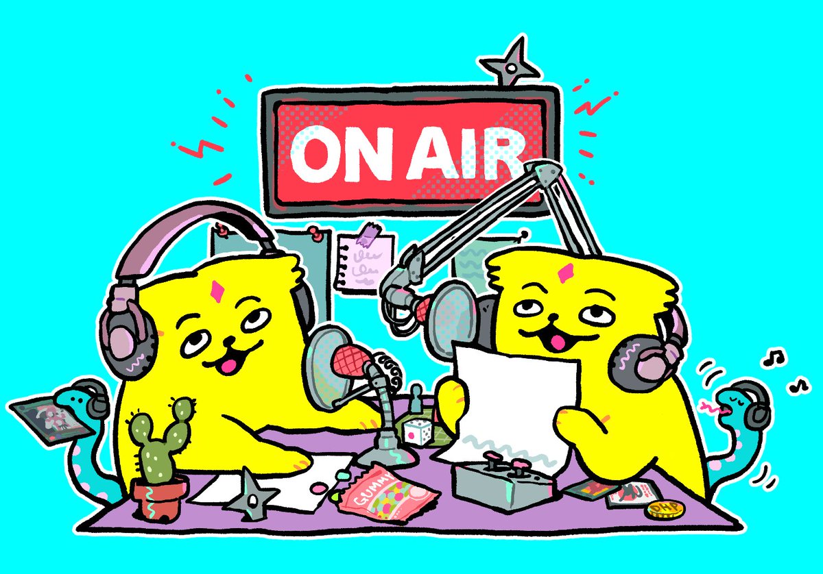 NJSLYR's tweet image. 🍣🎍次回のニンジャスレイヤーレディオは、2026年1月11日（日曜）の21時頃から開催予定です🎍🍣｜ニンジャスレイヤー公式/ダイハードテイルズ @NJSLYR diehardtales.com/n/nb8384dc4ba2… 

新年なのでゆったり回。新しいレディオ告知用のウキヨエはタヌカ＝サン @onigirisyokupan に描いていただきました！🍣==