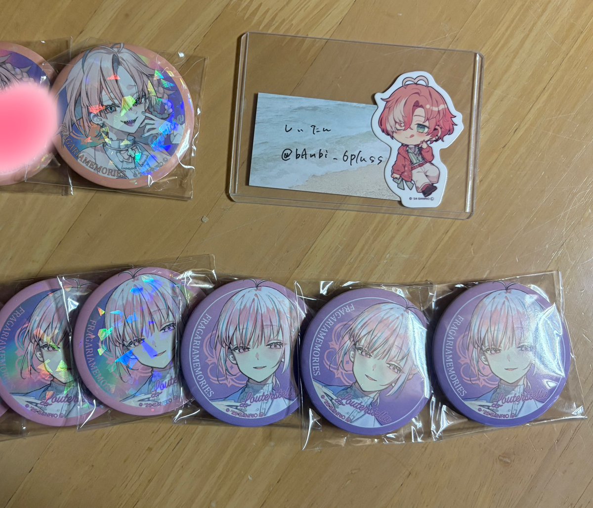 交換】 フラガリアメモリーズ フラメモ JILL ジル 缶バッジ 譲