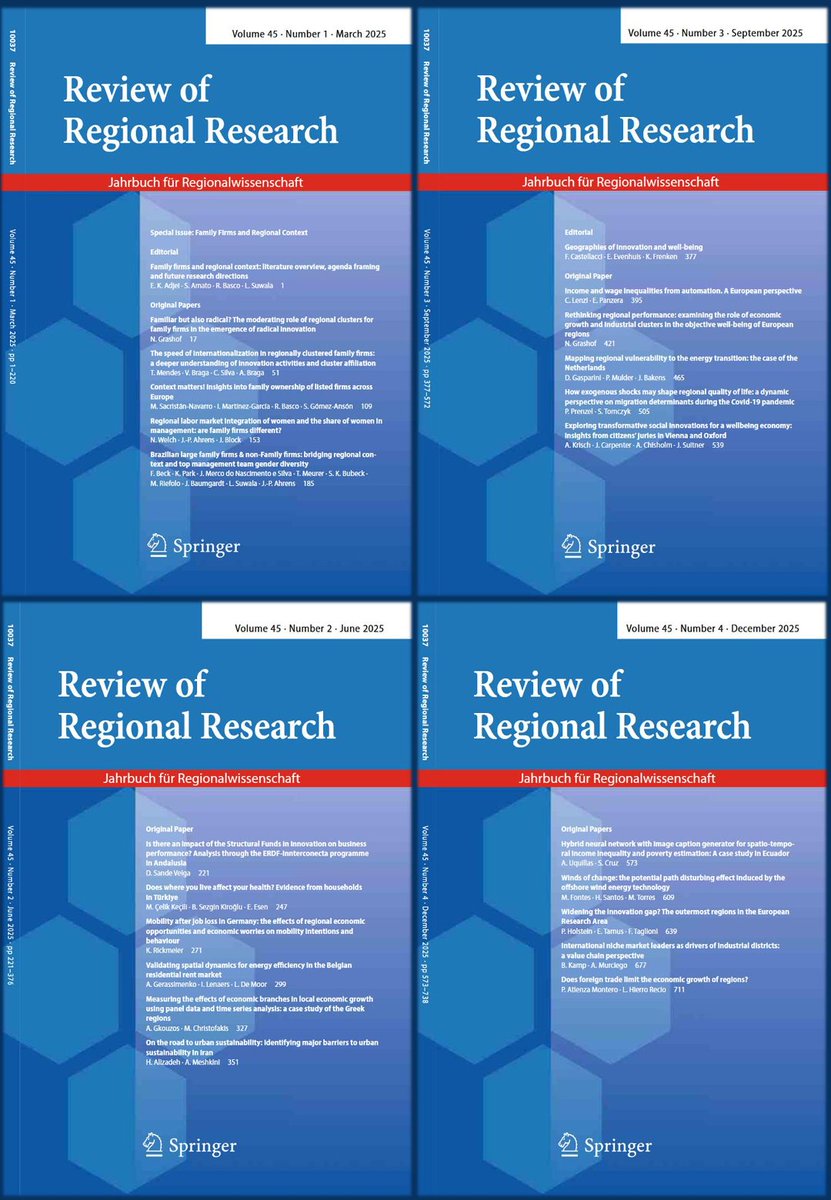 Review of Regional Research tweet media