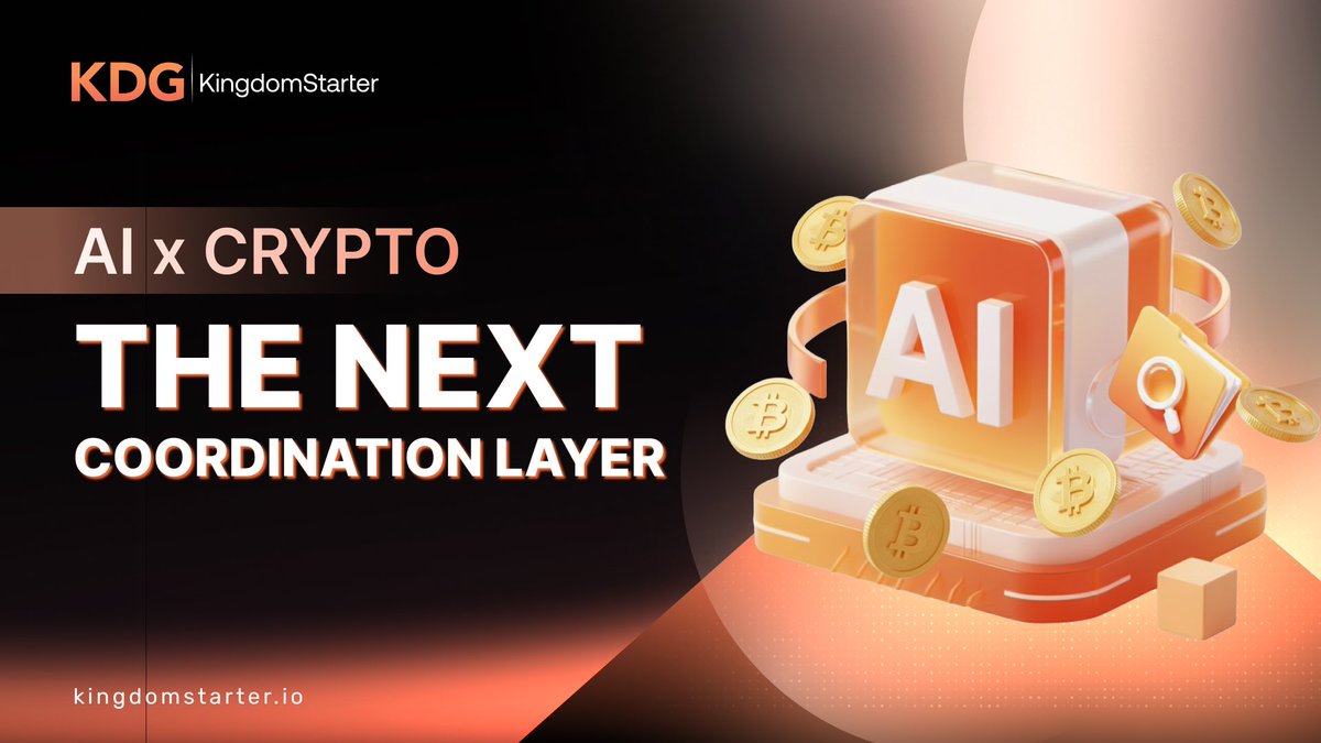 AI x Crypto — The Next Coordination Layer AI + Blockchain is no longer just  a buzzword. In 2026, AI agents, automated protocols, and on-chain  intelligence are becoming real economic actors. 🤖