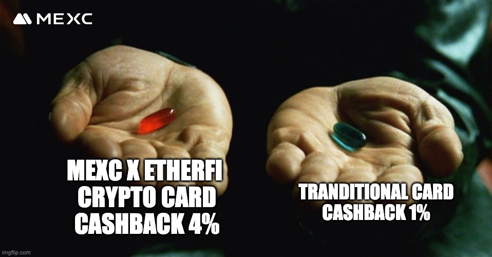 CASHBACK 4% 🆚 1% 
Which one?

🔗 ลิงก์สมัครบัตร
👉 mexc.com/buy-crypto/mex…

📘 คู่มือการสมัครบัตร (Step-by-step)
👉 mexc.com/learn/article/…

สมัครง่าย ใช้งานได้ทั่วโลก พร้อมสิทธิประโยชน์จัดเต็ม 💳✨

#MEXC #ApplePay #googlepay #Cashback #เงินคืน
