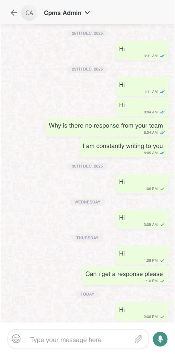 sharubh's tweet photo. What is the problem @NoBrokerCare? Why is no one answering to our messages? We bought the CPMS plan and after finding a tenant we were assigned a relationship manager who has not replied. We don’t have any update. My mom is frustrated due to rude behaviour of the staff handling. https://t.co/oTBay2t24f