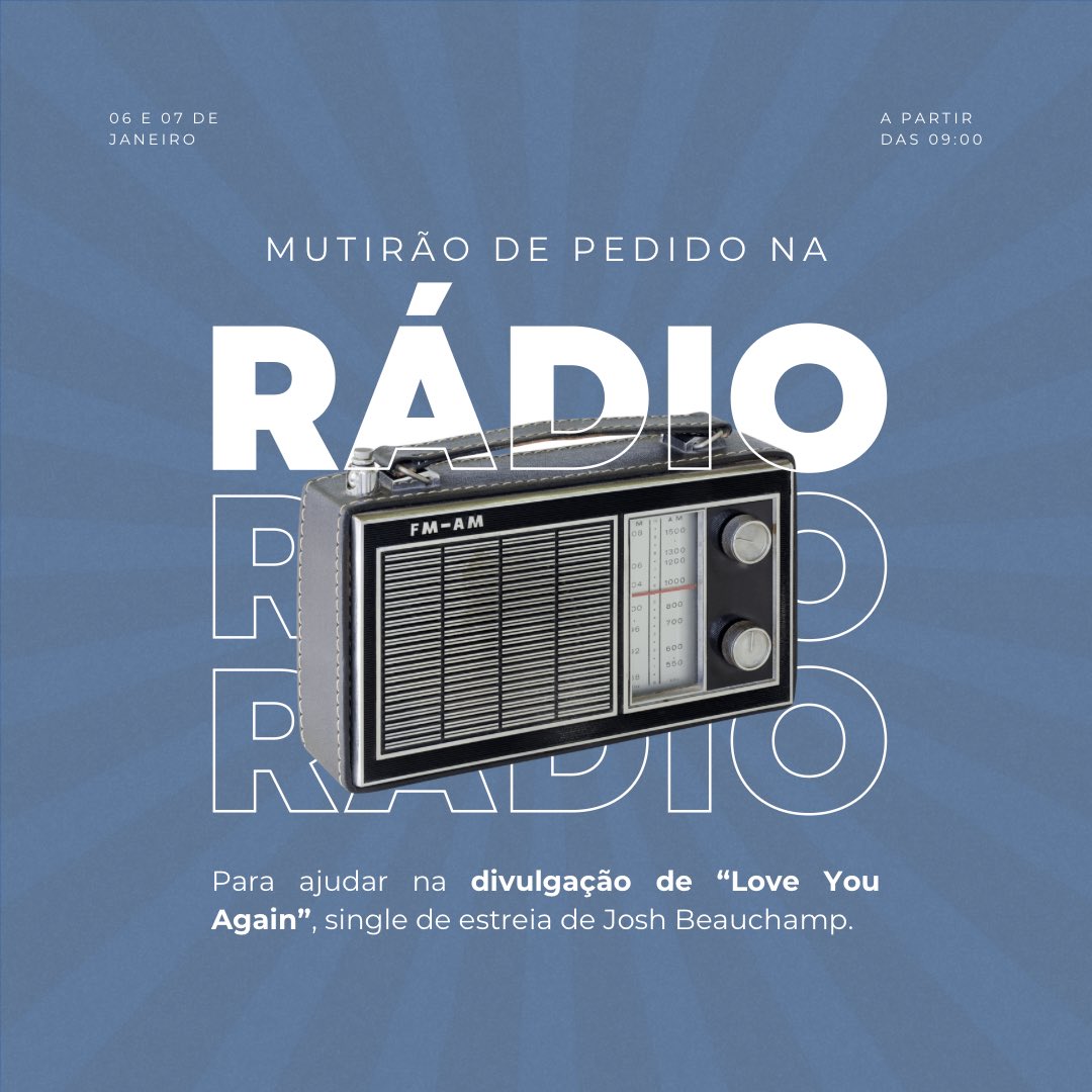 Por hoje é só, amanhã estaremos disponibilizando mais números de rádios! Quem participou, muito obrigada. Aos que não conseguiram participar, podem ir mandando mensagens durante o dia, basta conferir os nossos tuítes anteriores. 🫶🏻🤍