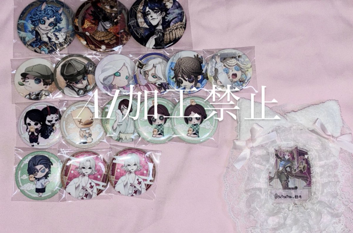 第五人格 極楽湯 納棺師 缶バッジ チェキ風カード クリアカード ミニキャラ 第五人格 極楽湯 納棺師 缶バッジ チェキ風カード クリアカード