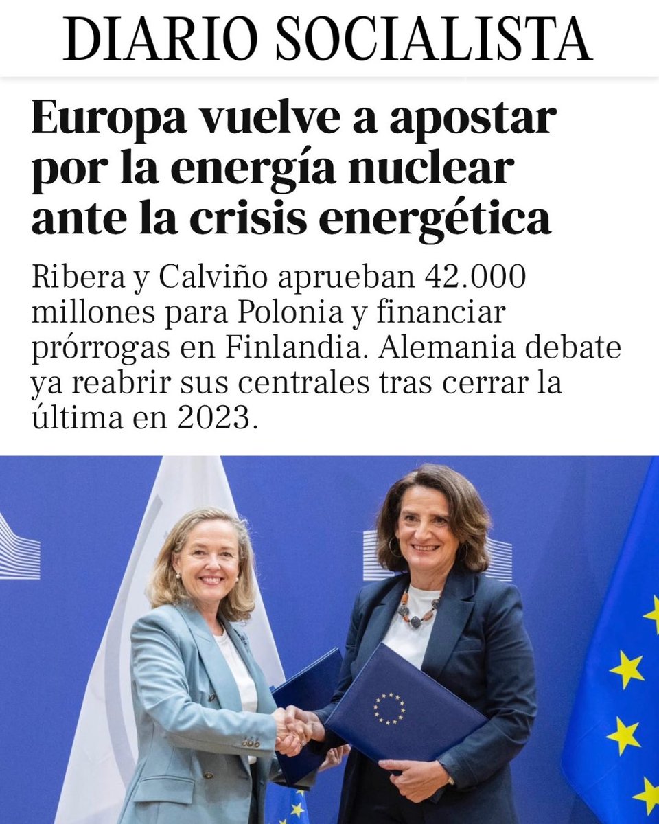 OperadorNuclear's tweet image. Llevo tiempo advirtiéndolo: el renacimiento nuclear mundial ya no es una tendencia, es un clamor. Y lo es también el giro de quienes llevan más de cuatro décadas oponiéndose a la energía nuclear, ahora obligados a aceptar la realidad que antes negaban.

Avanzo algo más. El…