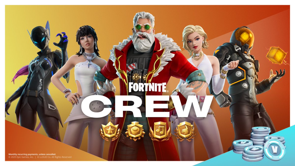 ConfusedRibbet's tweet image. 10x 1 Month Crew Giveaway

10 people will get 1 month crew  

Requirements:
→Follow me
→Like &amp;amp; Retweet

Ends in 48hrs 

(Crew is not a code) 
#Fortnite #FortniteGiveaways #FortniteLeaks #Vbucks
#MarvelRivals #FortniteArt