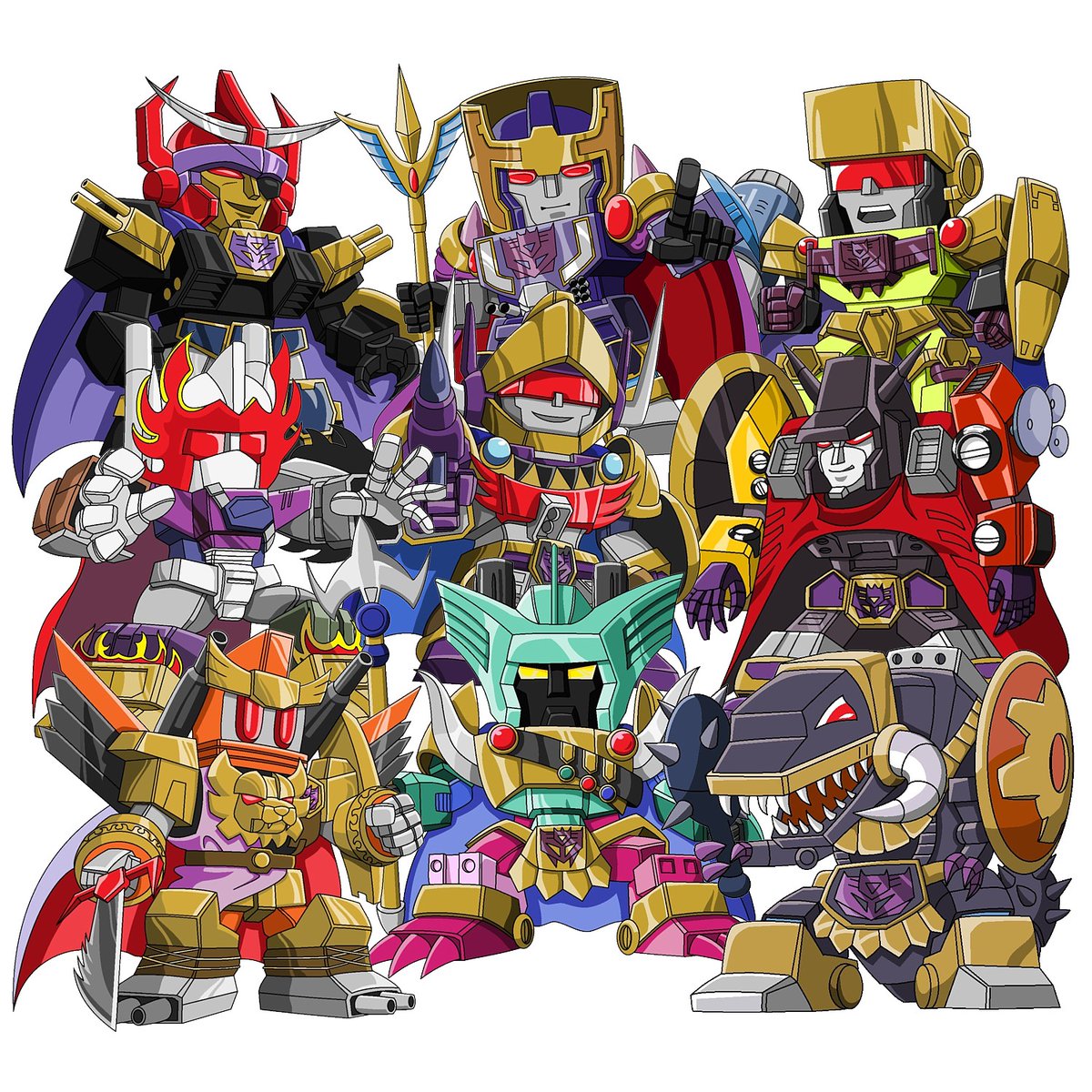 alette15757708's tweet image. #はじめましてこちら代表作になります
九大魔将軍