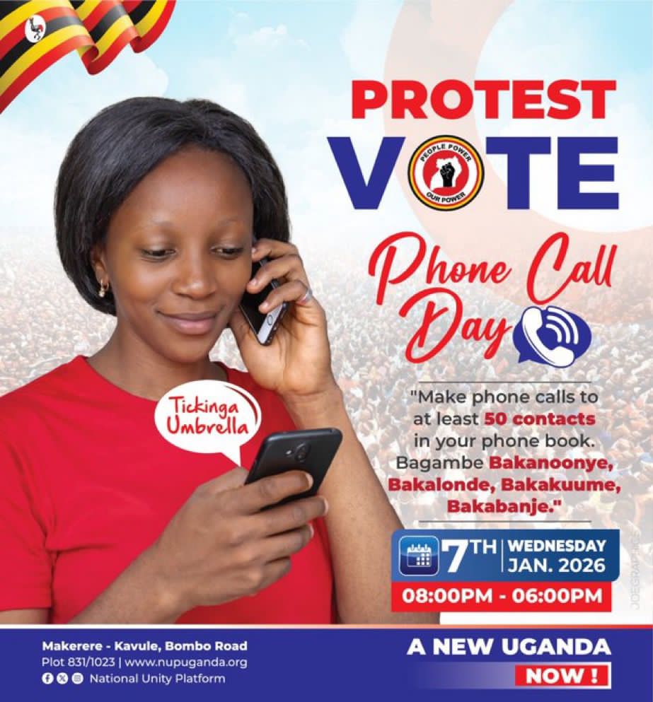 When the president uses your picture..for awareness..🥳📞
#IChooseANewUganda