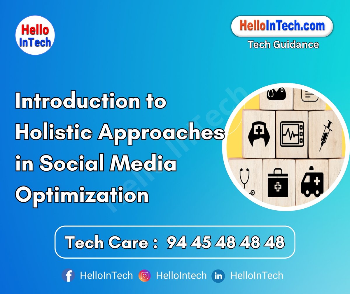 HelloIntec13514's tweet image. Introduction to holistic approaches in social media optimization

If you would like more information, please visit the page.
hellointech.com/introduction-t…

#hellointech #socialmediaoptimization #holisticmarketing #digitalstrategy #smoapproach #audienceengagement #brandvoice