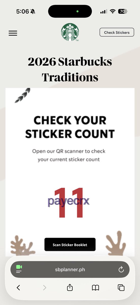 payecrx's tweet image. wts ph
2026 Starbucks Traditions promo card
11 stickers

1,000

meet up Northgate, Alabang
gcash/bank transfer