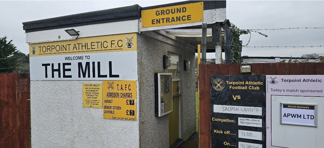 This week's #TicketBoxTuesday 📸 is from the recent Boxing Day fixture between <a href="/torpointafc/">Torpoint AFC</a> and <a href="/saltashunited/">Saltash United</a> at The Mill, a delightful stadium and great football experience.