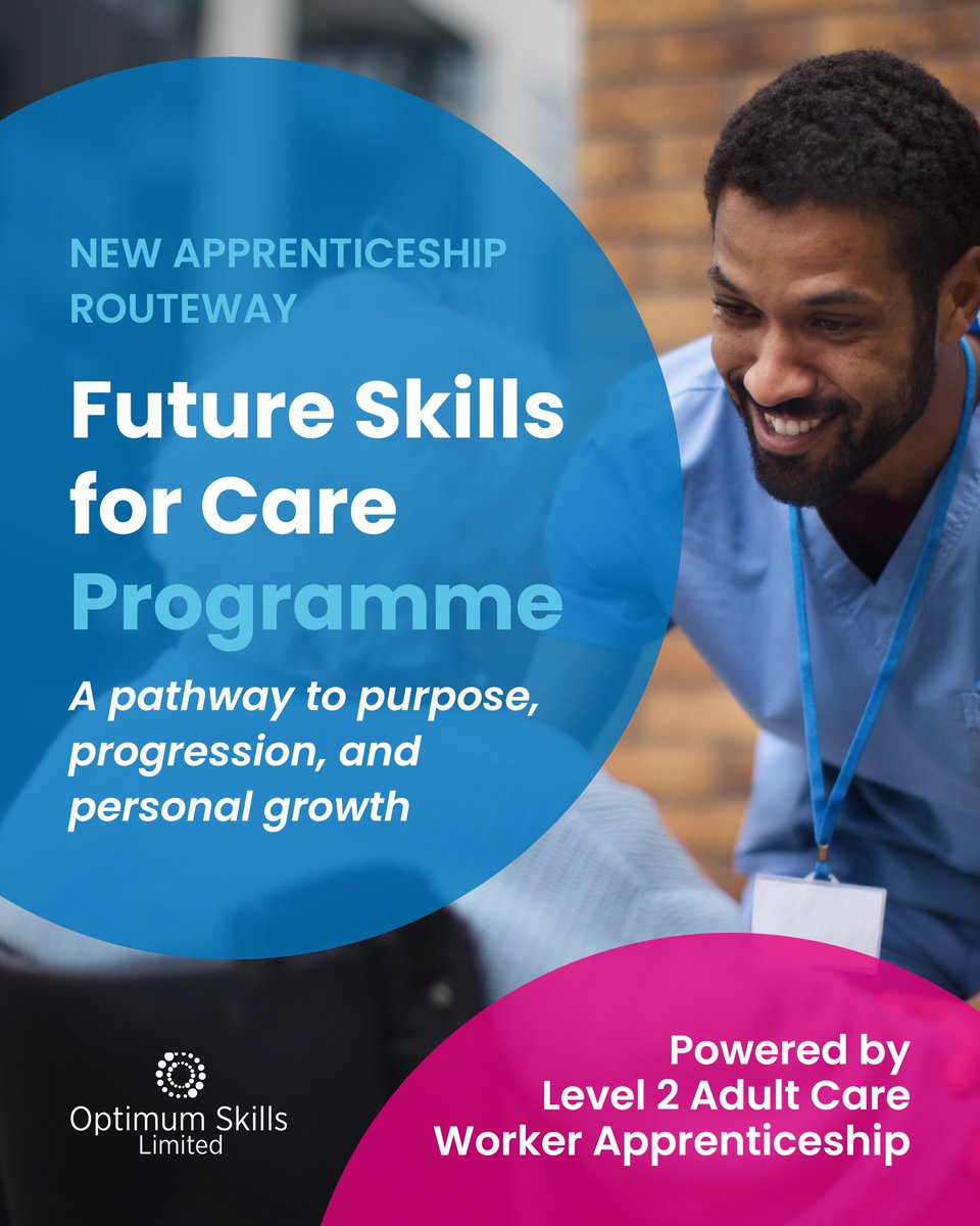New year, new apprenticeships! Introducing our brand new Future Skills for Care Programme, powered by the Level 2 Adult Care Worker Apprenticeship. 

Whether you are looking to upskill your team or yourself, reach out to us today to find out more 💬

#FutureSkillsForCare