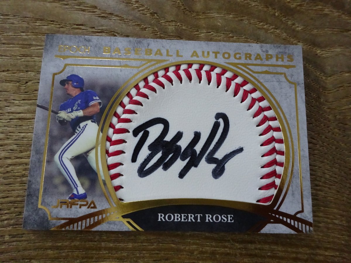 横 浜 ) 2022 EPOCH JRFPA ロバート・ローズ ボール直筆サイン 11枚限定