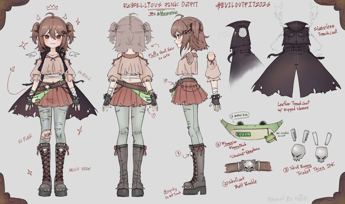 muyoeishi's tweet image. #EVILOUTFIT2026 I had a lot of fun doing this. Thank you for the opportunity.