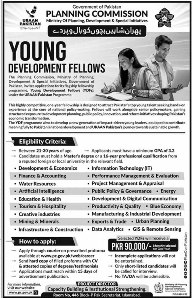 Best opertunity for Graduate students.