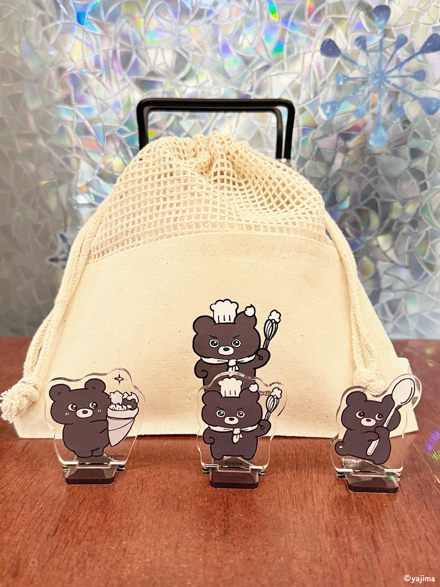 🐻「お部屋ぐまルーミー」グッズ販売中🐻

お部屋ぐまルーミー（<a href="/oheyaguma/">お部屋ぐまルーミー</a>）の
コラボ描きおろしイラストを使用したグッズを
併設カフェの店内レジにて販売中🎵

コラボメニューとあわせてぜひお買い求めください🏠

#お部屋ぐまルーミー
#クレープドココリコ