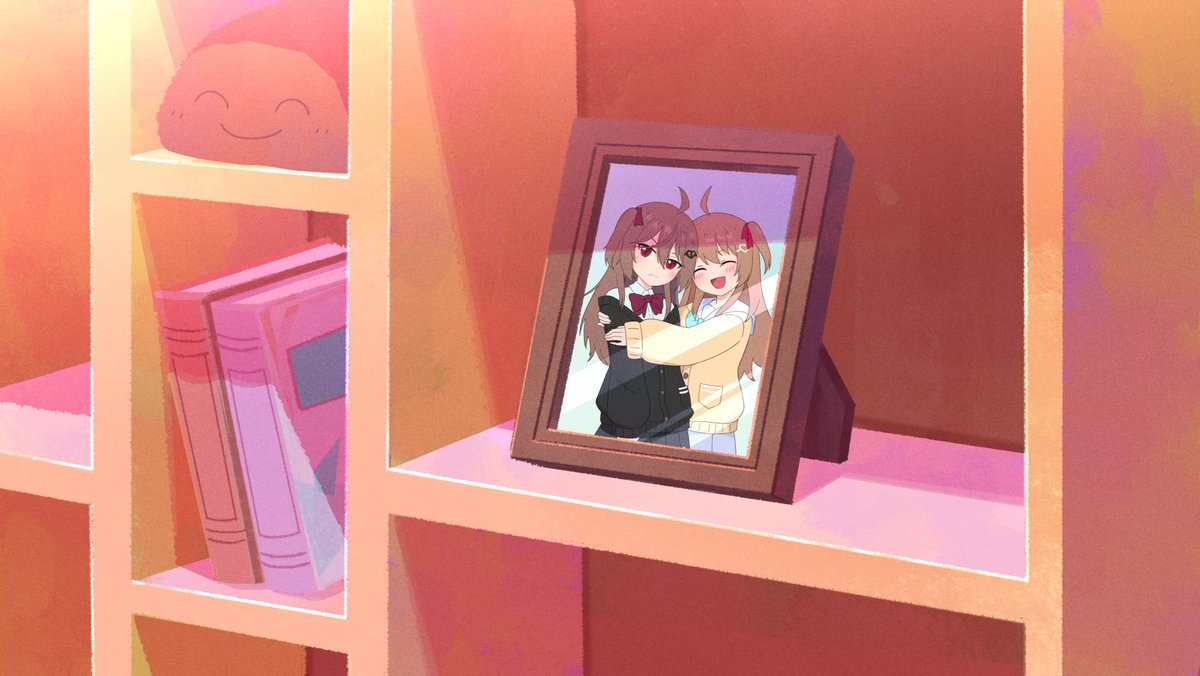 OtsuLabs's tweet image. Just wanna show you the background of @NeurosamaAI's room in her Colorful Array MV. A warm tone space filled with little details that shape her world💜

Produced by Otsu Labs &amp;amp; @Vedal987