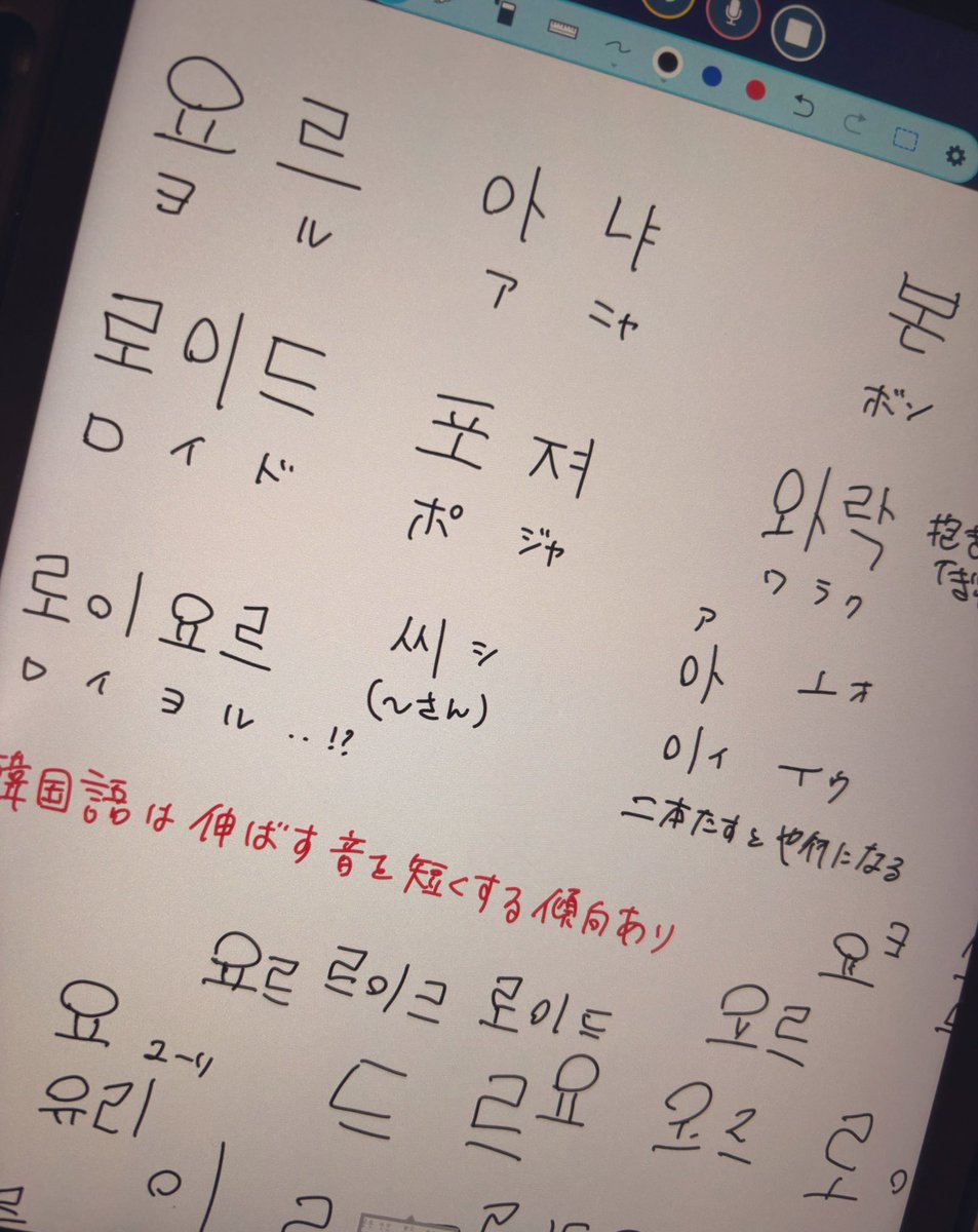 どうしても韓国の二次創作読みたすぎて登場人物の名前だけでも読めるようになろうと足掻く萩
