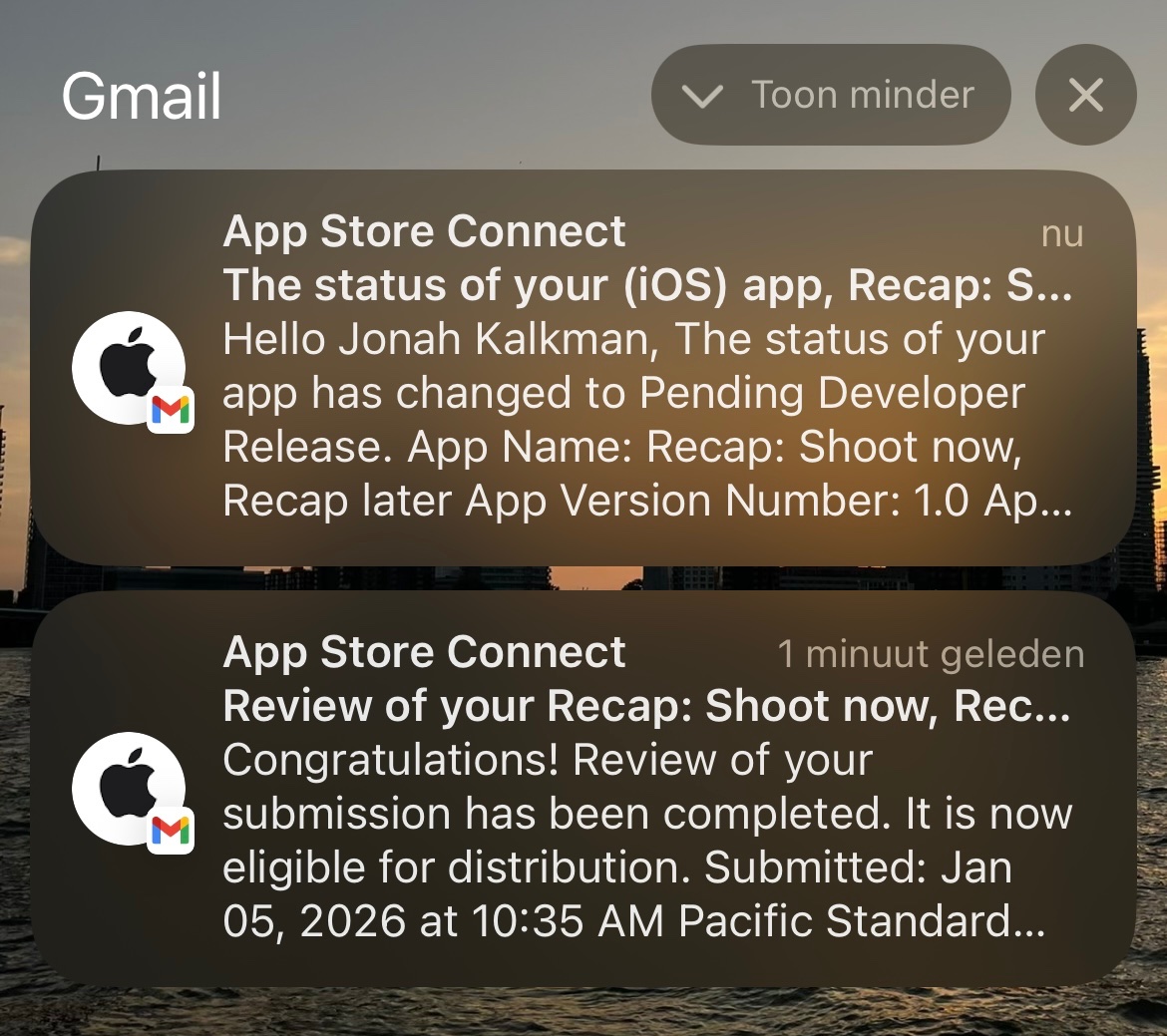 My app is approved by Apple and ready to be launched into the App Store 👏🏼

recaplater.com