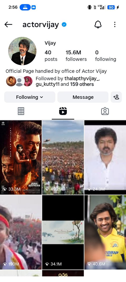Beast_Vicky3's tweet photo. Without bots 🤣

#JanaNayagan #Parasakthi
Instagram Views 

Jn Trailer views💥          parasakthi 
                                      Trailer views🤡
33.3M                             7.8M https://t.co/vXulsRlWwJ