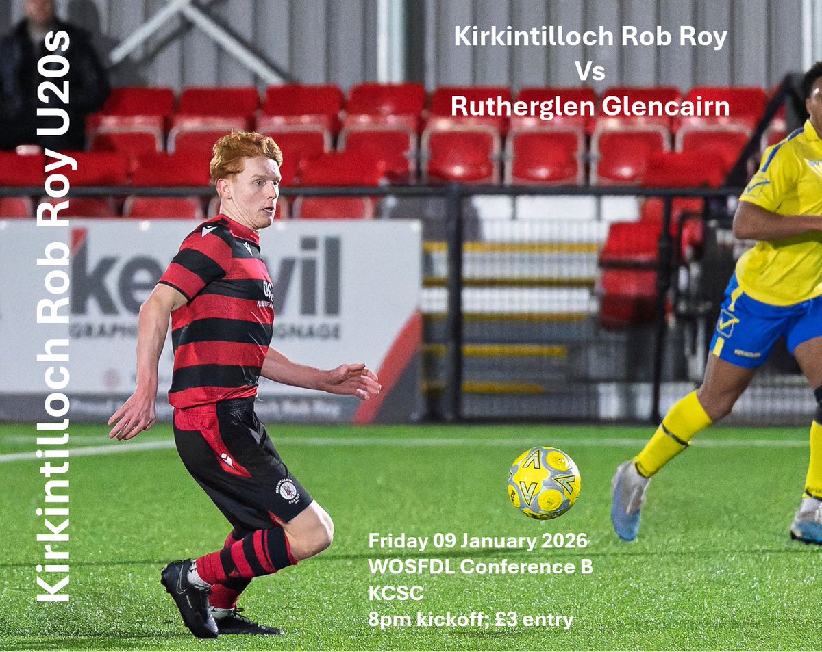 Back at it this week as we welcome Glencairn to KCSC 🔴⚽️⚫️
