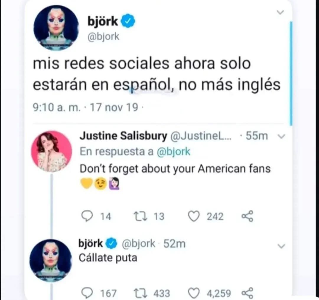 LosPajarosPican's tweet image. Björk, te quiero tanto...