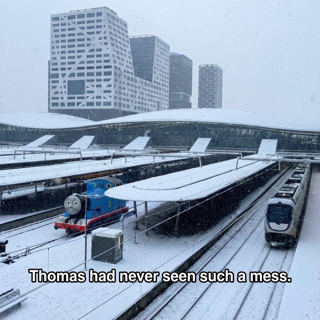 Rangeerdienst in de winter, heerlijk!