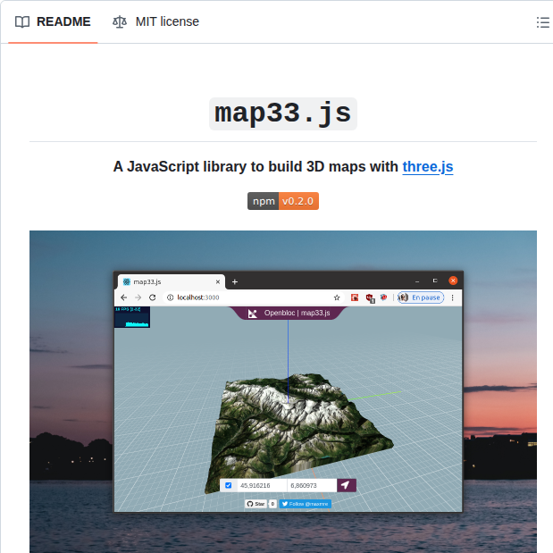 tom_doerr's tweet photo. Builds 3D maps with three.js

https://t.co/2M3ZMMB82d https://t.co/qAUSg5OQZ2