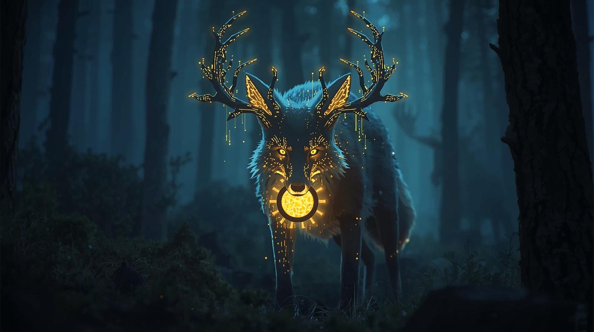 ethantech712's tweet image. Spotted the legendary Shardfox at Camp Haven—circuit-antlered guardian prowling testnet nodes, data orb glowing in jaws! It whispered sharding secrets before vanishing into the mist. Pure DataHaven magic! 🦊✨ @DataHaven_xyz #CampHaven