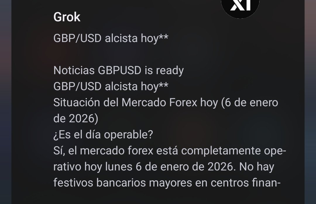 📣 Usa GROK para el tradear 📊