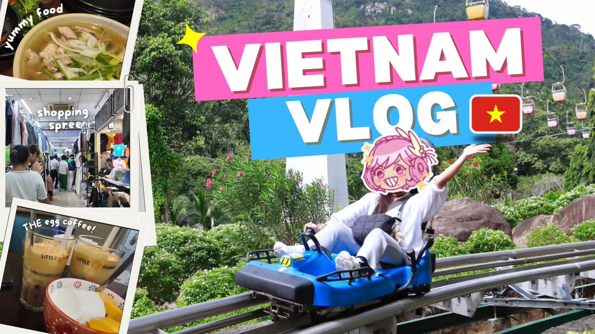 🎥 irL vlog 🇻🇳 
vietnam vlog is finally up! hope you like it 💗
▶️ youtu.be/D_-8RCFUKos