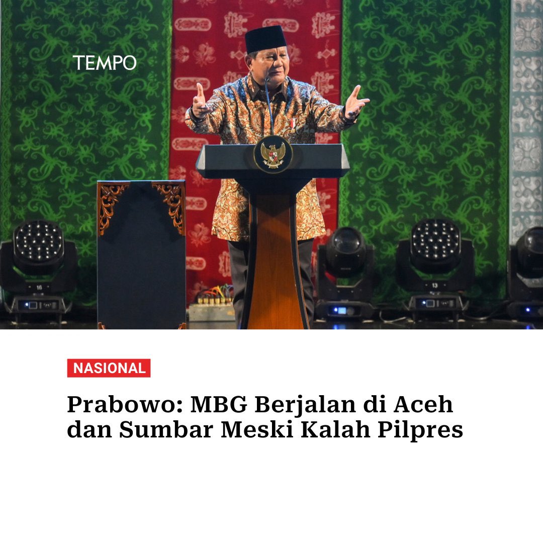 Hilmi28's tweet image. Dear Pak Presiden, FYI...masyarakat Aceh &amp;amp; Sumbar masih bayar pajak loh walau Capresnya kalah.