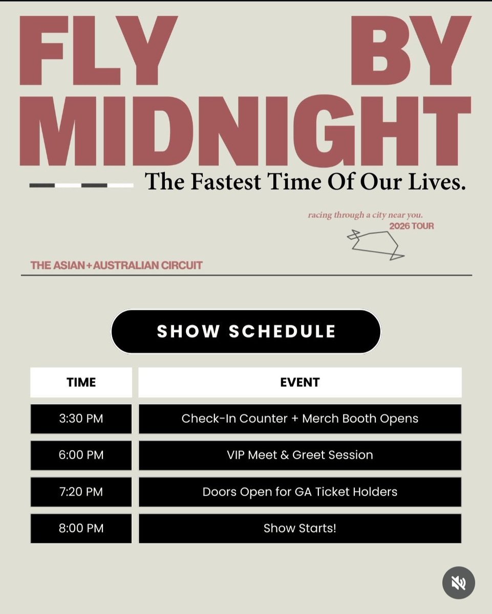 海外の方ではもう情報出てるんだけどFlybymidnight行く人達でまだタイムスケジュール見てない人いたらチェックしておいた方がいいかも！(多分日本もこれなはず🤔)
Vipの人スタートめっちゃ早いから注意だね！
私美容室ギリギリすぎたから早めてもらったわww