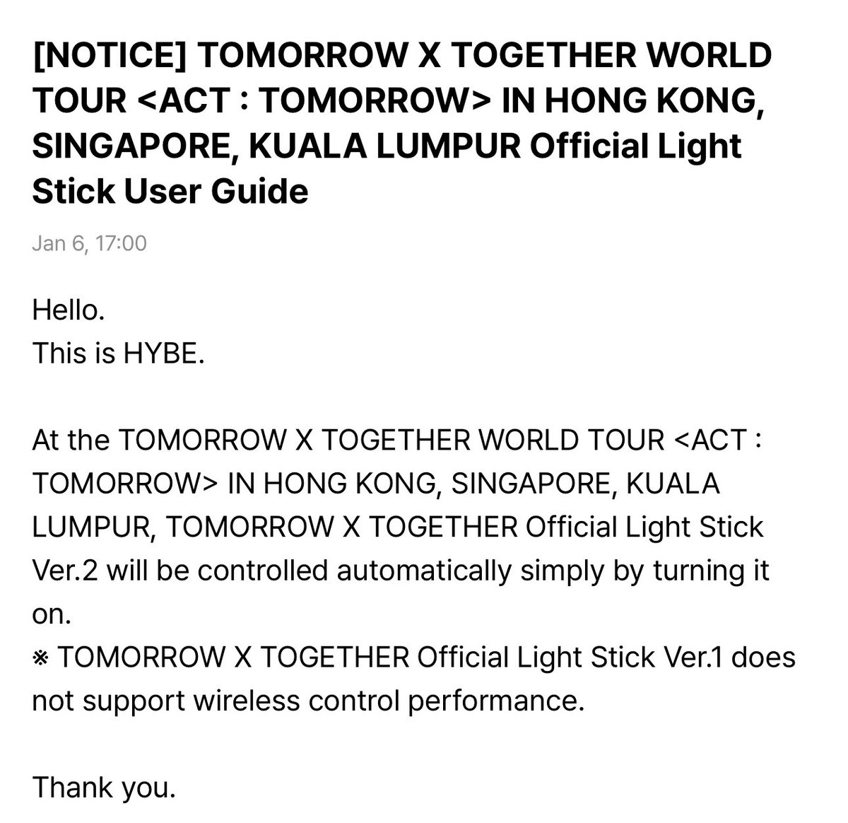 ForTXT_MY's tweet image. &amp;lt;ACT:TOMORROW&amp;gt; in Kuala Lumpur 

Official Light Stick User Guide