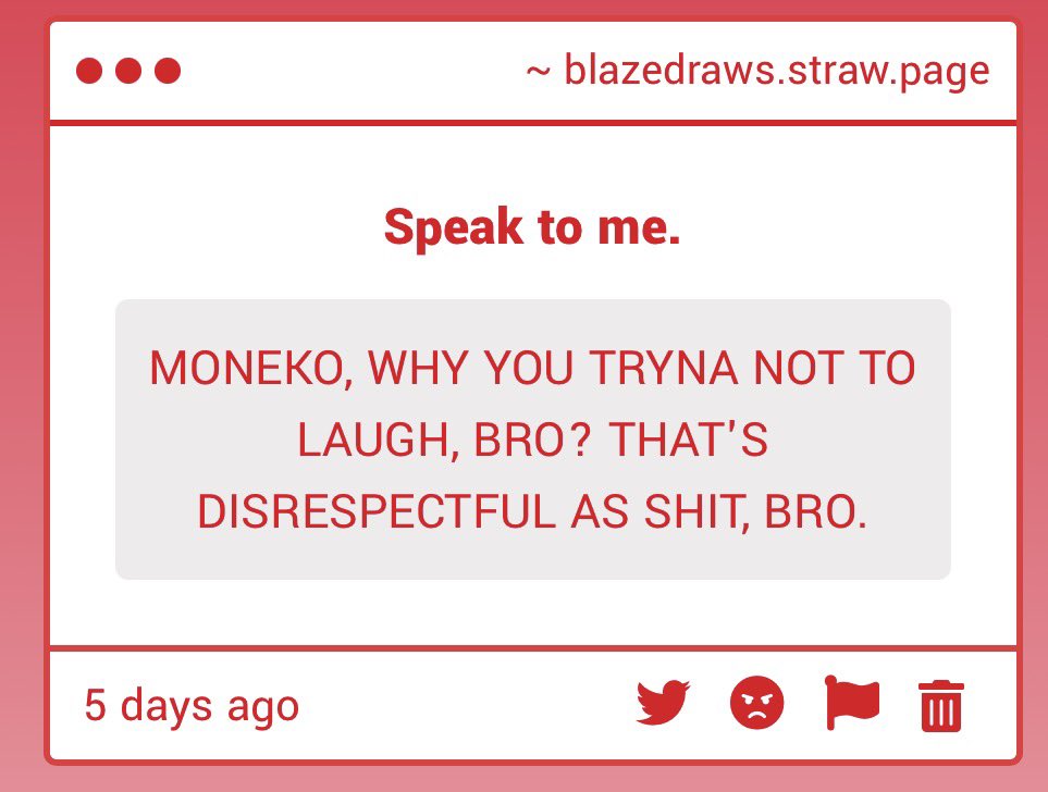 My dumbass read Moneko as Monoko, like the Yume Nikki npc

blazedraws.straw.page