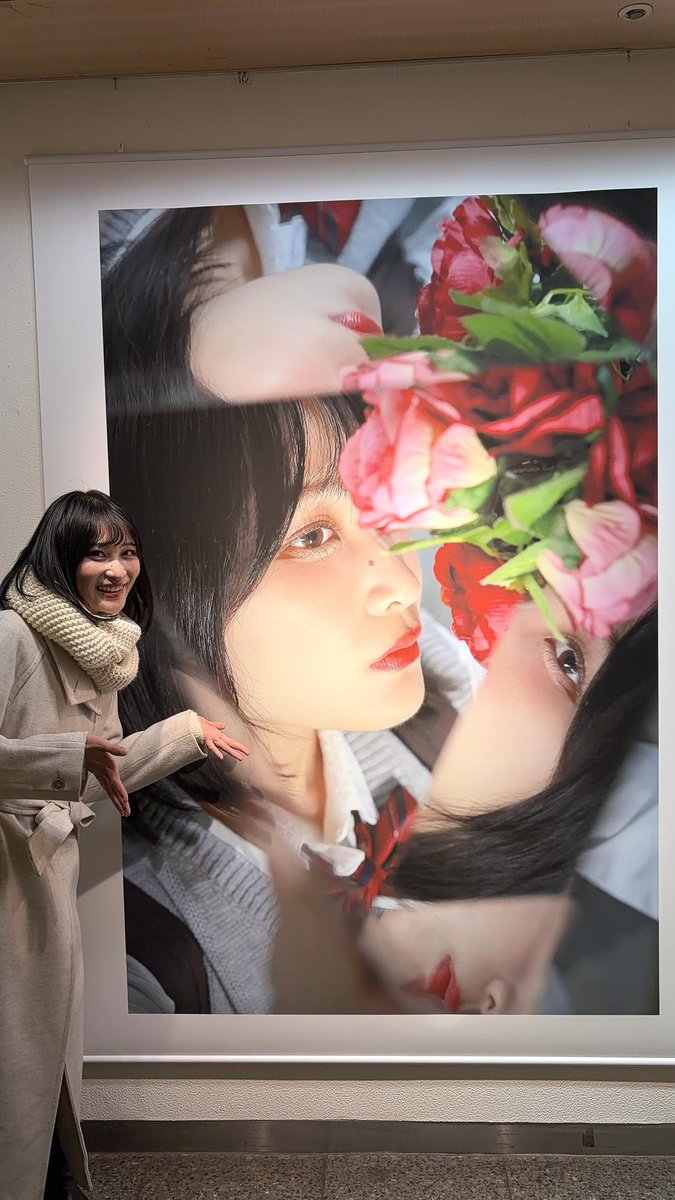 ビッグサイズでの展示は本当に迫力満点でした‥😳✨ あきさん、展示