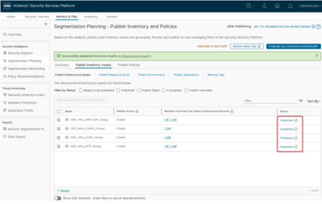 vDefend Security Services Platform and Security Segmentation – Part 5 – Publishing Assets and Policies. #vExpert Harikrishnan T. dy.si/Z5TusW2