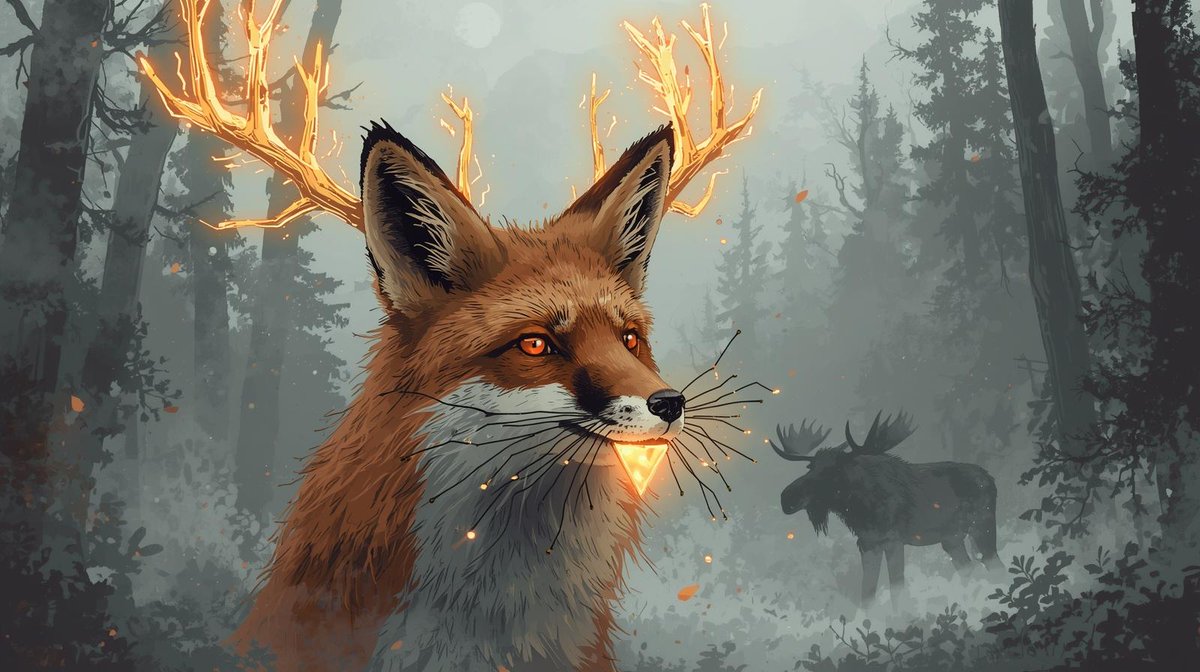ethantech712's tweet image. Met Camp Haven's Glowfox at midnight—antlered data guardian with shard in jaws, eyes scanning node health before mist vanish! Friendliest night creature, shared sharding wisdom. 🦊🌙 @DataHaven_xyz #CampHaven