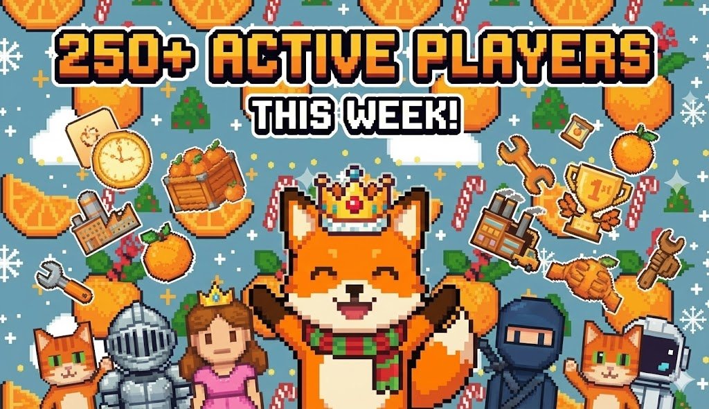 250+ ACTIVE JUICERS THIS WEEK! 🍊🚀

The Grove is officially popping and the Fizz is flowing. 🥤🦊👑

Join the party: ojcrush.com
Discord : discord.gg/mWxwfYAb