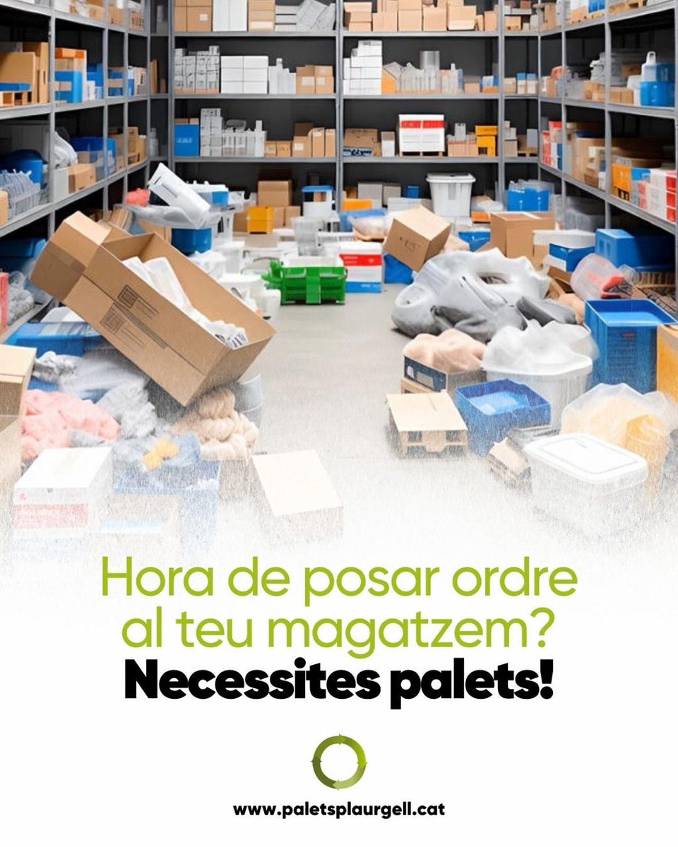 Hora de posar ordre al teu magatzem?

Els palets són la clau per guanyar espai, seguretat i eficiència en el dia a dia.

#paletsplaurgell #logística #palets #ivarsdurgell #organitzaciomagatzem
