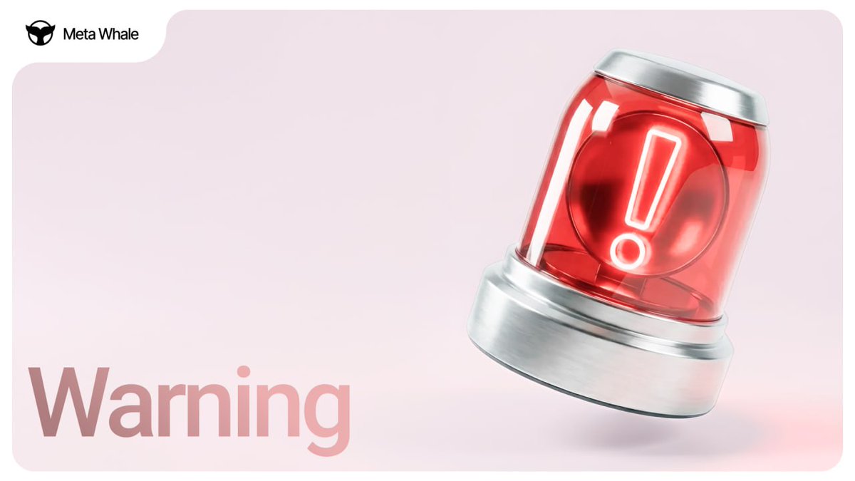 🚨 IMPORTANT SECURITY NOTICE

We’ve detected scam activity involving accounts that impersonate Meta Whale support and contact users on our behalf.

If someone contactsyouclaimingto be Meta Whale support:

— do not reply
— do not click any links
— do not share any personal or $CES